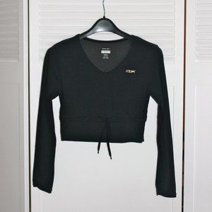 Reebok black crop sweater